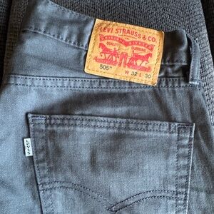 Levi's 505 Gray Men's Jeans Size 32 x 30